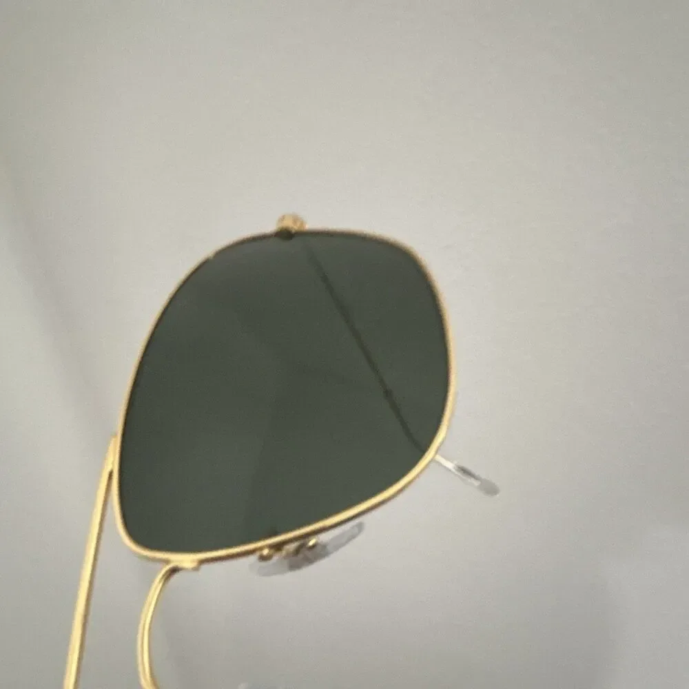 Ray-Ban RB30981 Caravan Arista sunglasses Size 58-16 Gold /Green lens Excellent